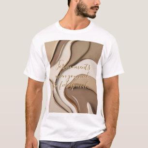 Classic t-shirt in stylish abstract graphic
