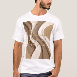 Classic t-shirt in stylish abstract graphic