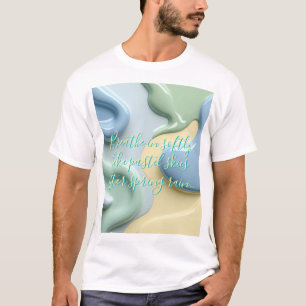Classic t-shirt in stylish abstract graphic