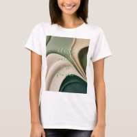 Classic t-shirt in stylish abstract graphic