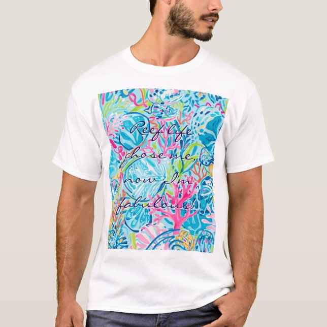 Classic t-shirt in stylish graphic (Front)
