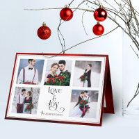 Classic Tailored Love & Joy Typography 5-Photo