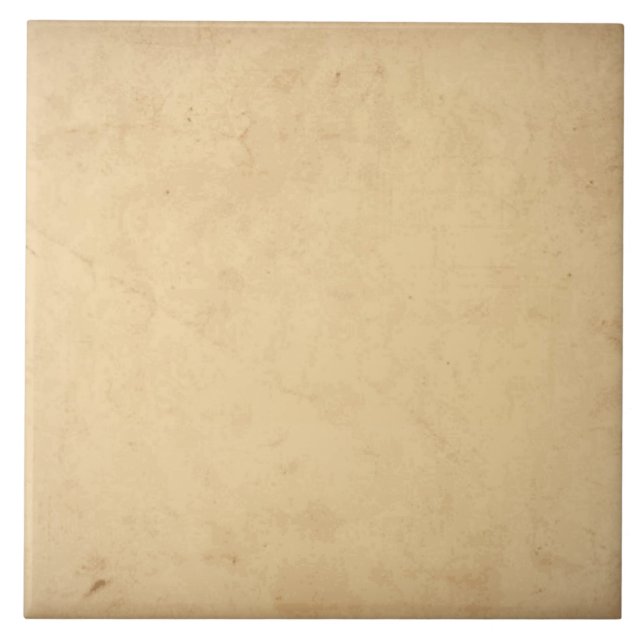 Classic Tan Beige Brown  Tile (Front)