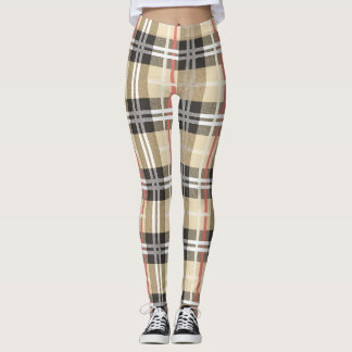 Classic Tartan Pattern Leggings