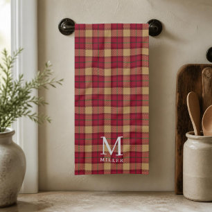 Classic Tartan Plaid Christmas Tea Towel