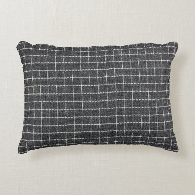 Classic Tartan Texture Design Decorative Cushion (Front)