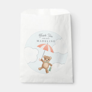 Classic Teddy Bear Pastel Baby Shower Favour Bags