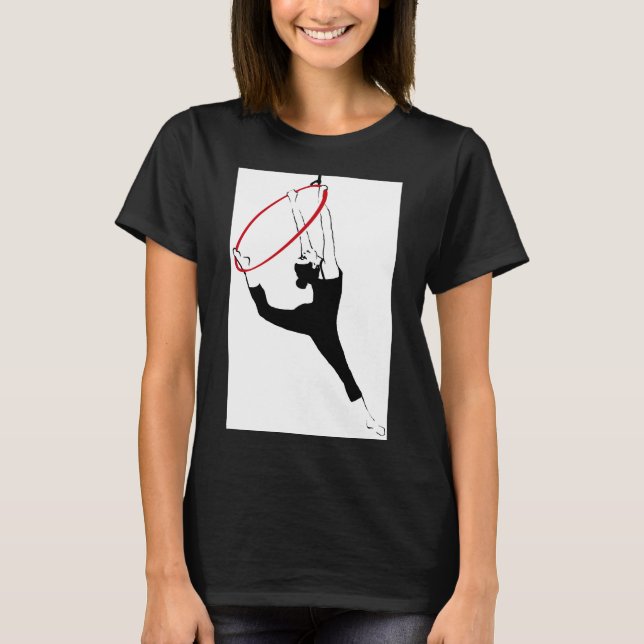 Classic Tee Shirt with Aerial Hoop Pose (Front)