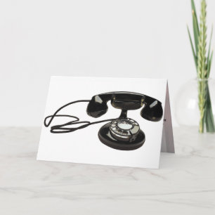 Classic Telephone Greeting Card