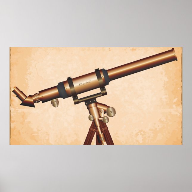 Classic Telescope Poster (Front)