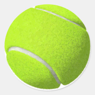 Classic Tennis Ball Classic Round Sticker