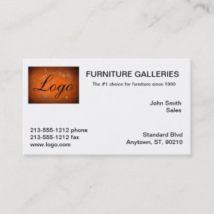 Classic Terracotta Logo Business Cards