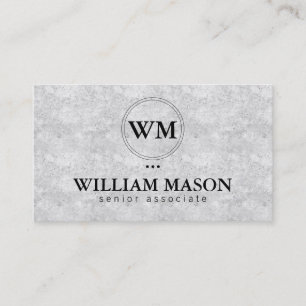 Classic   Texture   White Business Card
