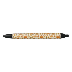Classic Thanksgiving patterned  Black Ink Pen