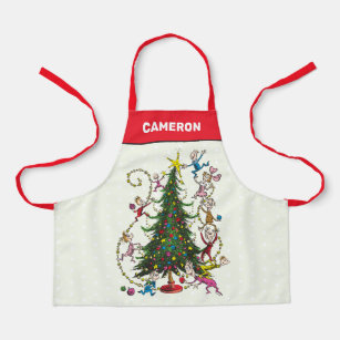 Classic The Grinch   Christmas Tree Apron