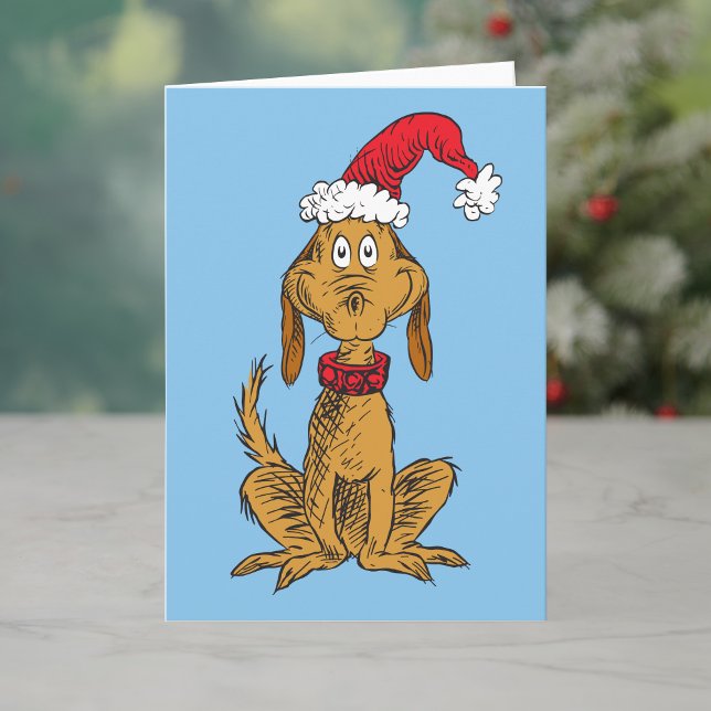 Classic The Grinch | Max - Santa Hat Holiday Card (Creator Uploaded)