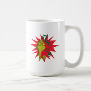Classic The Grinch   Red Starburst Coffee Mug