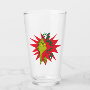 Classic The Grinch   Red Starburst Glass