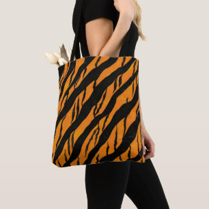 Classic Tiger Stripes Pattern Tote Bag