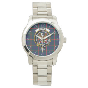 Classic Timeless Clan Agnew Tartan Plaid Gif Watch