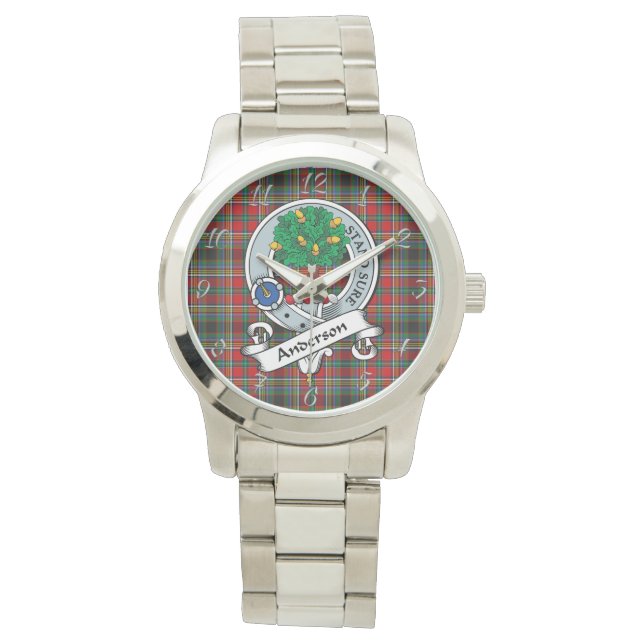 Classic Timeless Clan Anderson Of Arbrake Badge Ta Watch (Front)