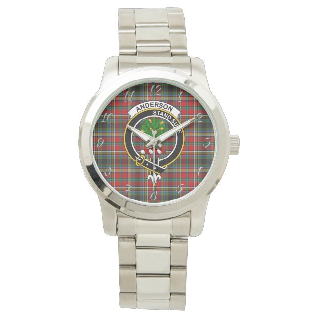 Classic Timeless Clan Anderson Of Arbrake Tartan P Watch (Front)