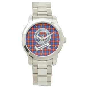Classic Timeless Clan Anstruther Badge Tartan Plai Watch
