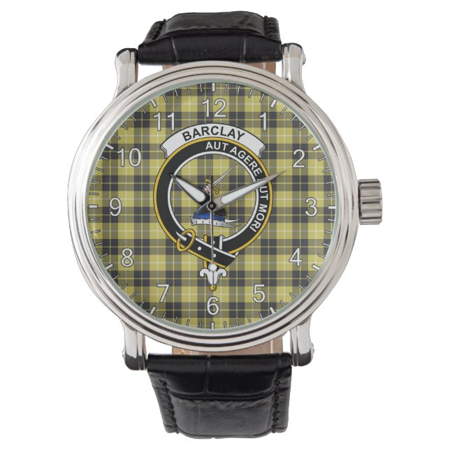 Classic Timeless Clan Barclay Dress Modern Tartan  Watch (Front)