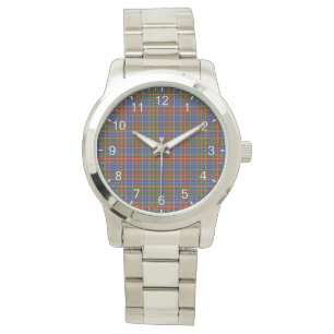 Classic Timeless Clan Bethune Tartan Plaid Gift Watch