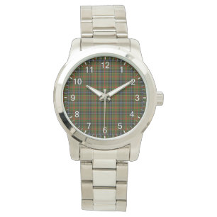 Classic Timeless Clan Brisbane Tartan Plaid Gift Watch