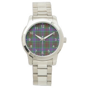 Classic Timeless Clan Brodie Hunting Tartan Plaid  Watch