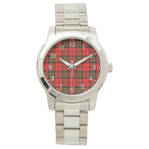 Classic Timeless Clan Brodie Tartan Plaid Gift Watch