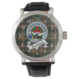 Classic Timeless Clan Buchanan Hunting Tartan Watch