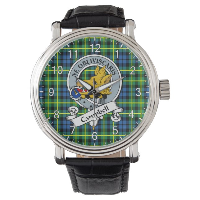 Classic Timeless Clan Campbell Of Breadalbane Anci Watch (Front)