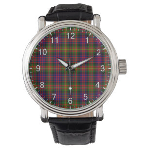 Classic Timeless Clan Carnegie Modern Tartan Plaid Watch