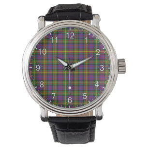 Classic Timeless Clan Carnegie Tartan Plaid Gift W Watch