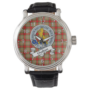Classic Timeless Clan Chattan Badge Tartan Watch