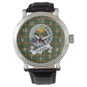 Classic Timeless Clan Chisholm Hunting Badge Tarta Watch