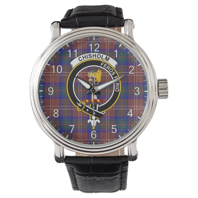 Classic Timeless Clan Chisholm Hunting Modern Tart Watch (Front)