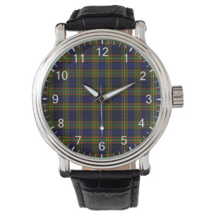 Classic Timeless Clan Clelland Tartan Plaid Gift Watch