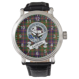 Classic Timeless Clan Cochrane Badge Tartan Watch