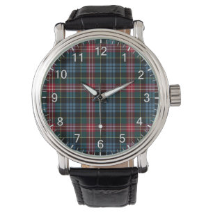 Classic Timeless Clan Comyn Tartan Plaid Gift Watch