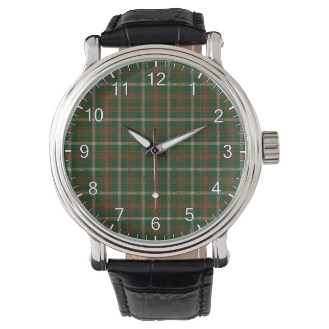 Classic Timeless Clan Copeland Tartan Plaid Gift Watch (Front)