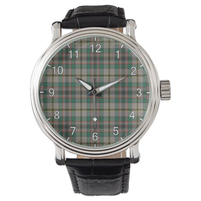 Classic Timeless Clan Craig Ancient Tartan Plaid G Watch (Front)