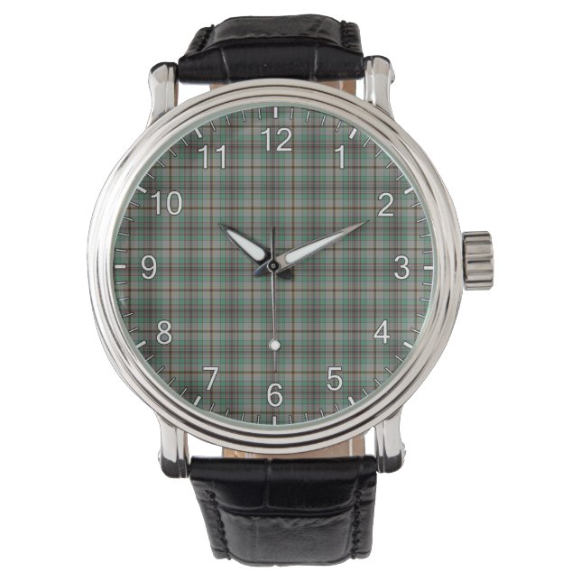 Classic Timeless Clan Craig Tartan Plaid Gift  Watch (Front)