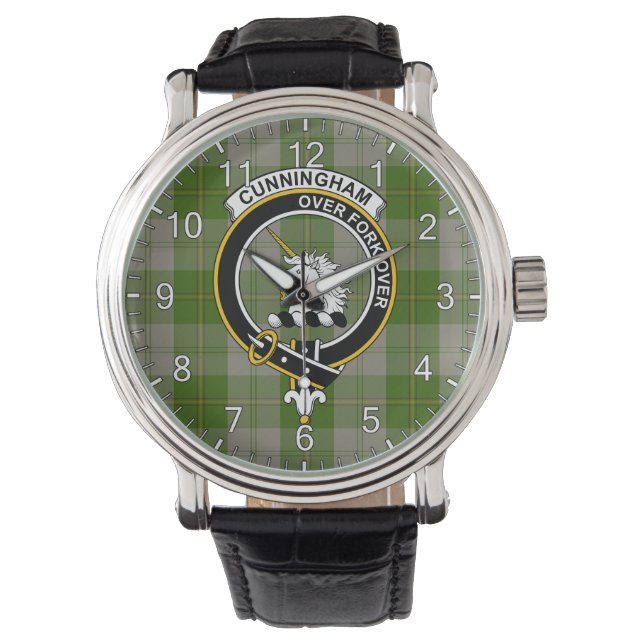 Classic Timeless Clan Cunningham Dress Green Tarta Watch (Front)
