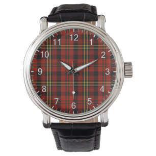Classic Timeless Clan Davis Tartan Plaid Gift Watc Watch