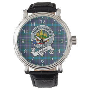 Classic Timeless Clan Douglas Badge Tartan Watch
