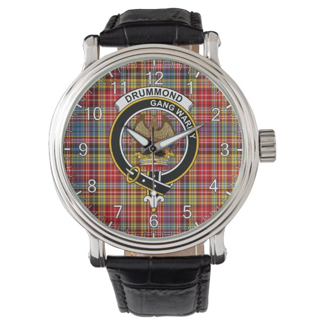 Classic Timeless Clan Drummond Of Strathallan Tart Watch (Front)