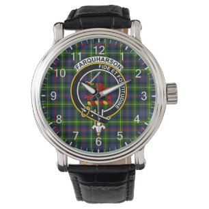 Classic Timeless Clan Farquharson Modern Tartan Watch